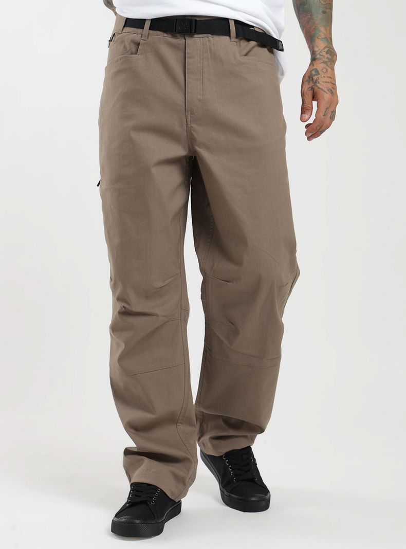 Pantalón Recto Yaka Straight Fit Tiro Medio