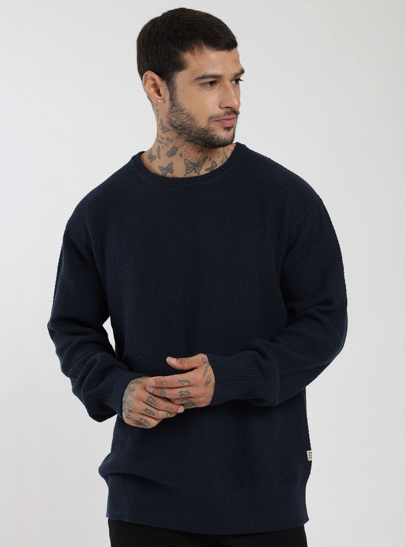 Sweater Basic Cuello Redondo