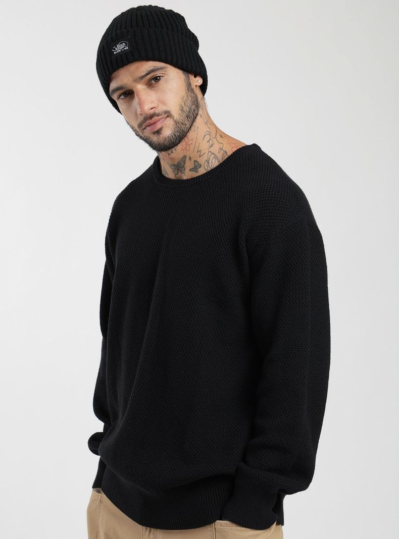 Sweater Basic Cuello Redondo Regular