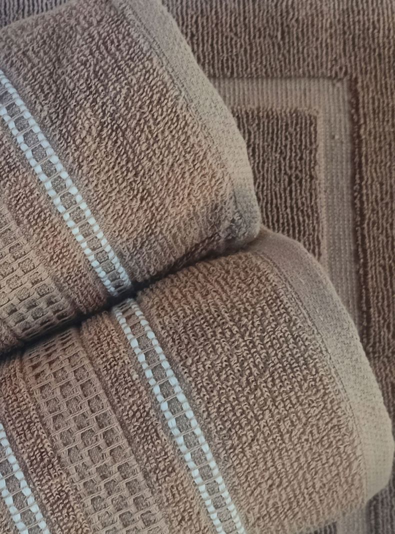 Set de 6 Toallas Valencia Beige