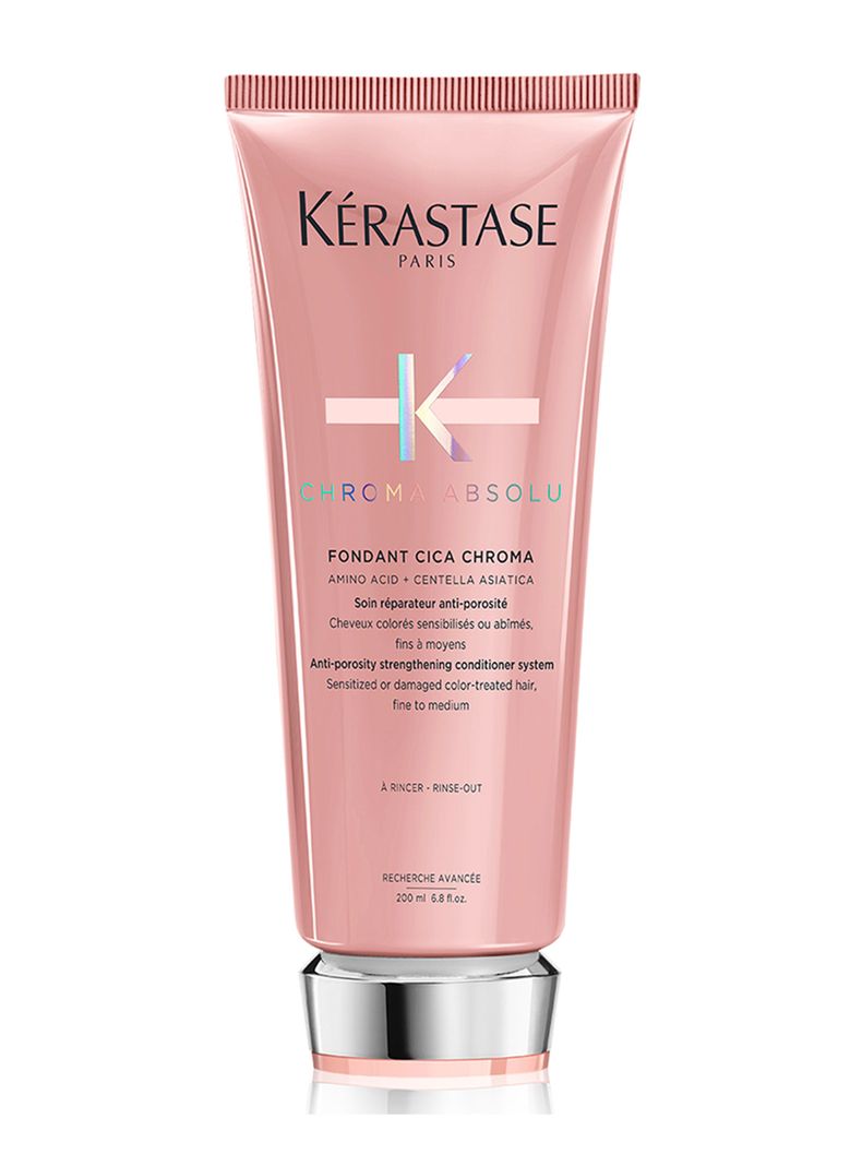 Acondicionador Fortalecedor Cabello con Color Fondant Cica Chroma Absolu 200 ml