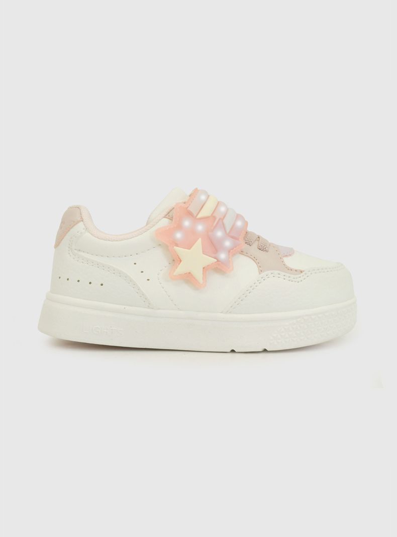 Zapatilla Urbana Star5 Luces Velcro Niña T.21 a T.27