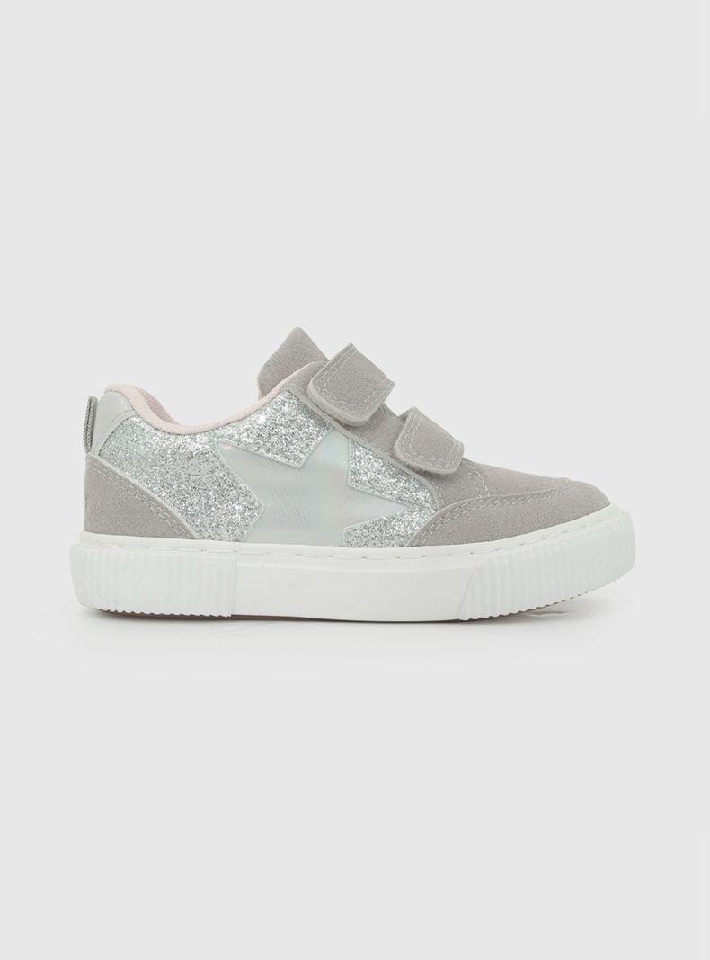 Zapatilla Urbana Print Estrella 2 Velcros Niña T.21 a T.27