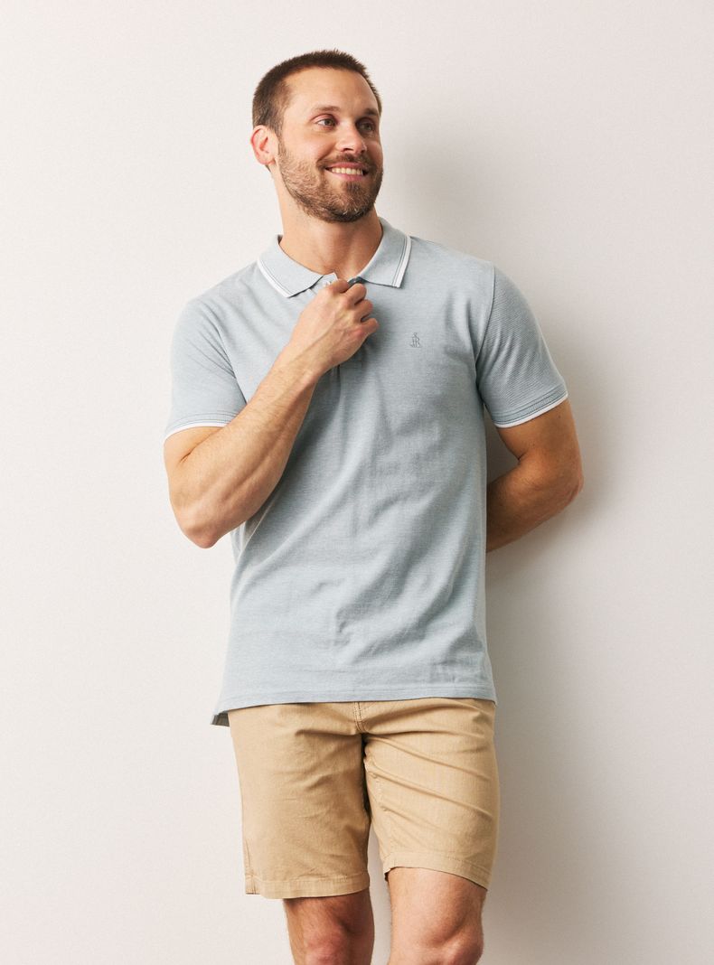 Polera Polo Melange
