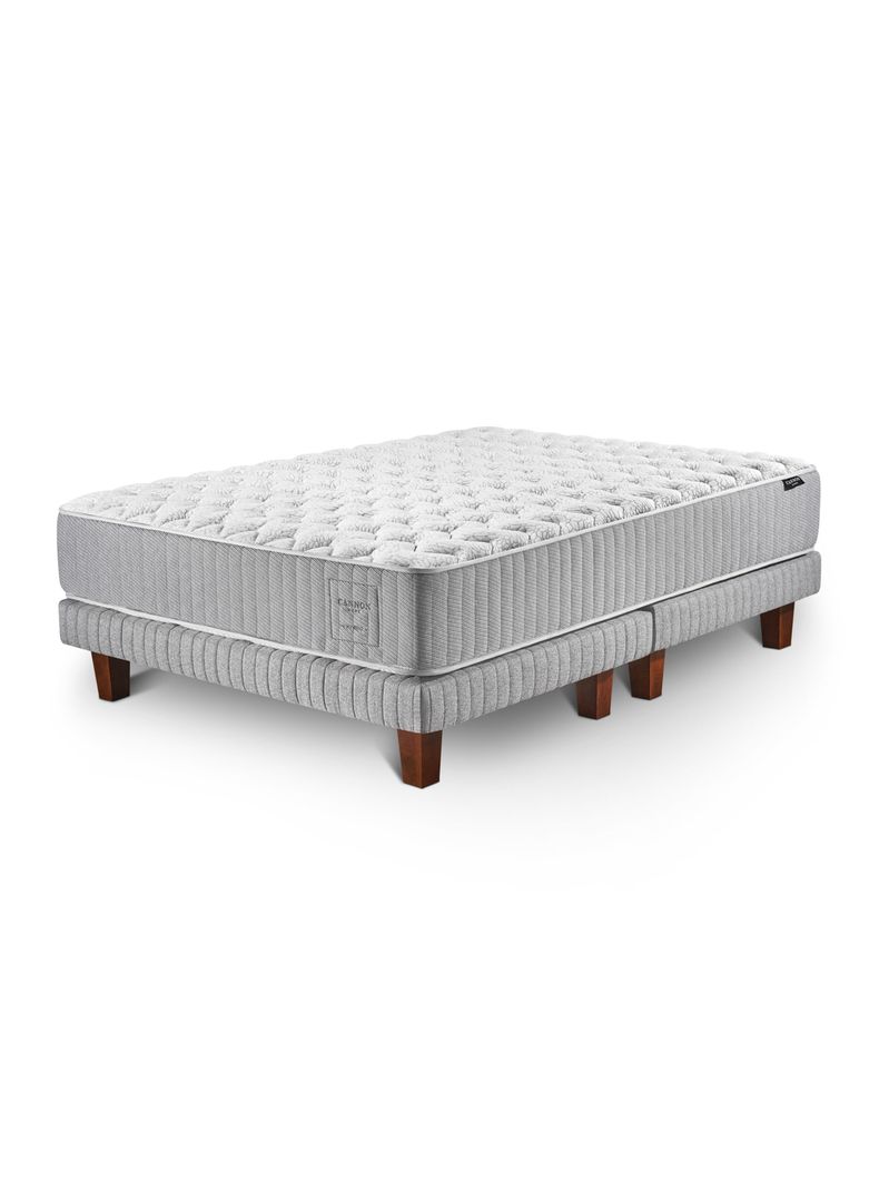 Cama Europea Hybrid Cotton King Base Dividida