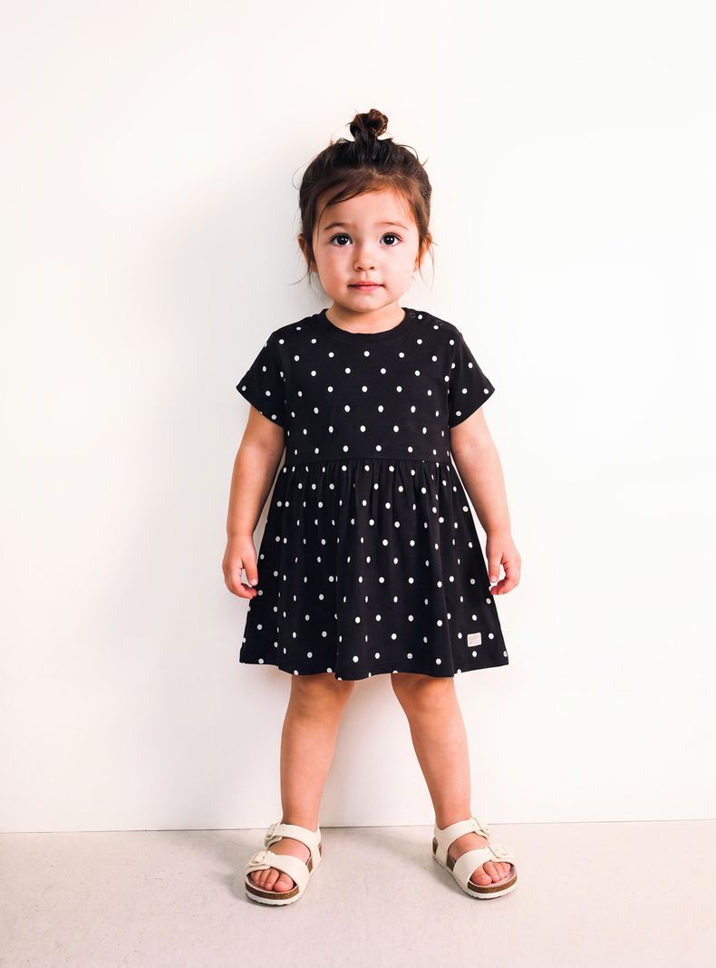 Vestido Estampado de Moda Niña