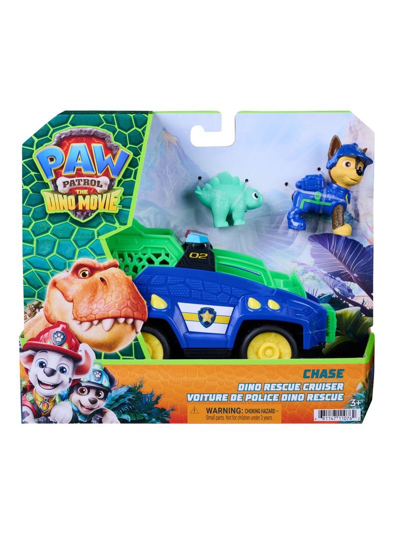 Vehículo Dino Rescue Chase con Figura y Dinosaurio