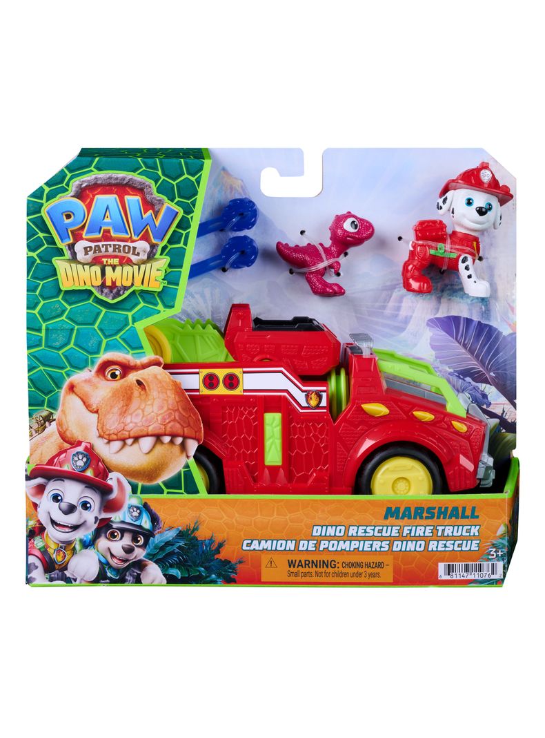 Vehículo Dino Rescue Marshall con Lanzador