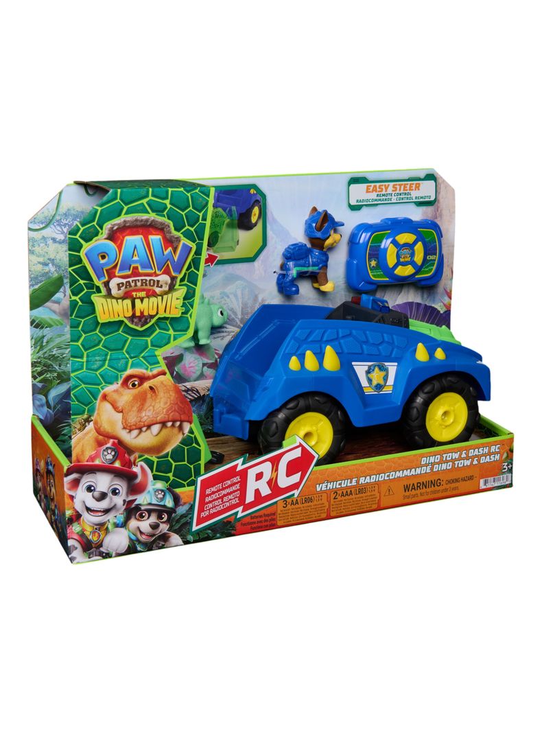PAW PATROL AUTO A CONTROL REMOTO DINO TOW AND DASH