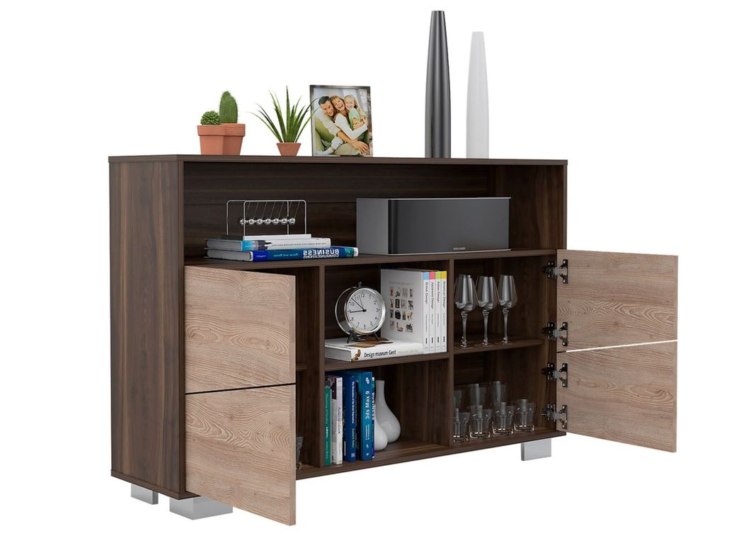 Arrimo TuHome + Mesa Centro Fraktal Habano Miel-6