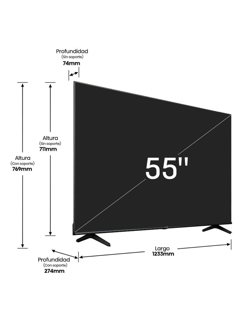 LED Smart TV 55" 4K UHD 55A6K-1