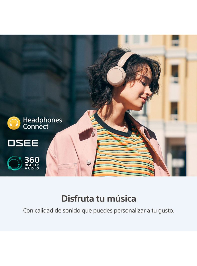 Audífonos Inalámbricos WH-CH520 Crema-3