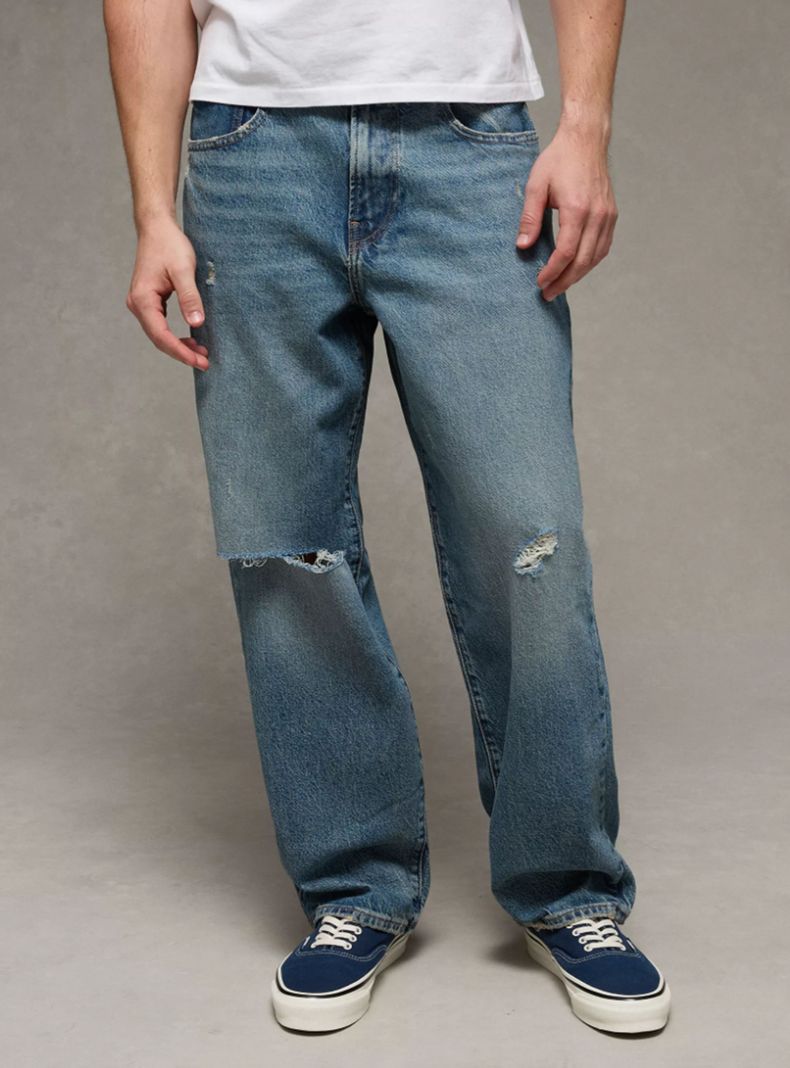 Jeans AE Ultraholgado Rotura Media
