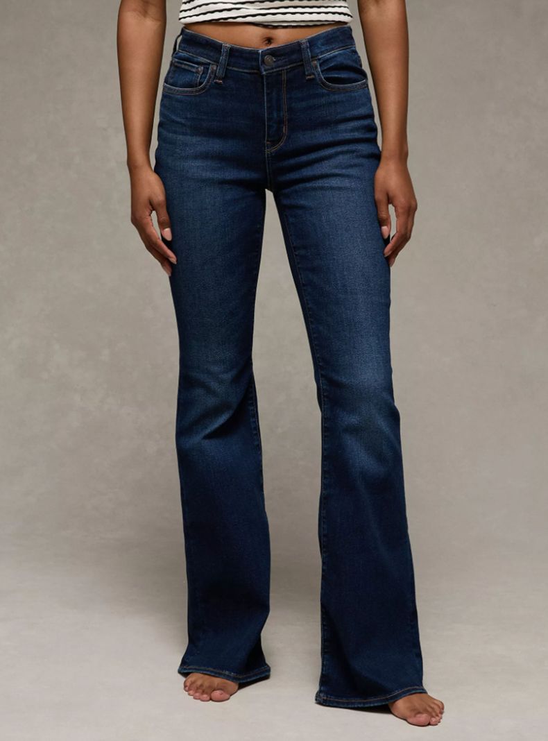 Jeans AE Ne(x)t Level Flare Cintura Super Alta