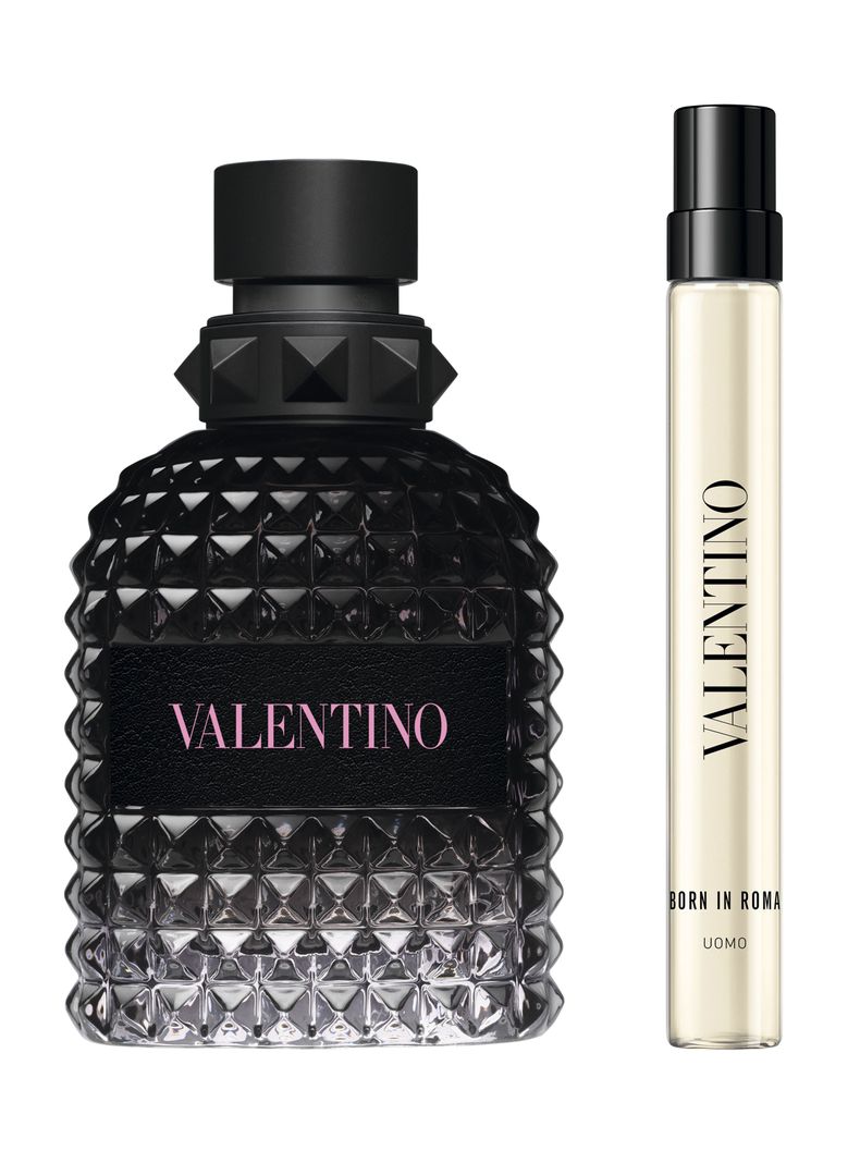 Set Perfume Born in Roma Uomo EDT Hombre 50ml + 10ml Valentino