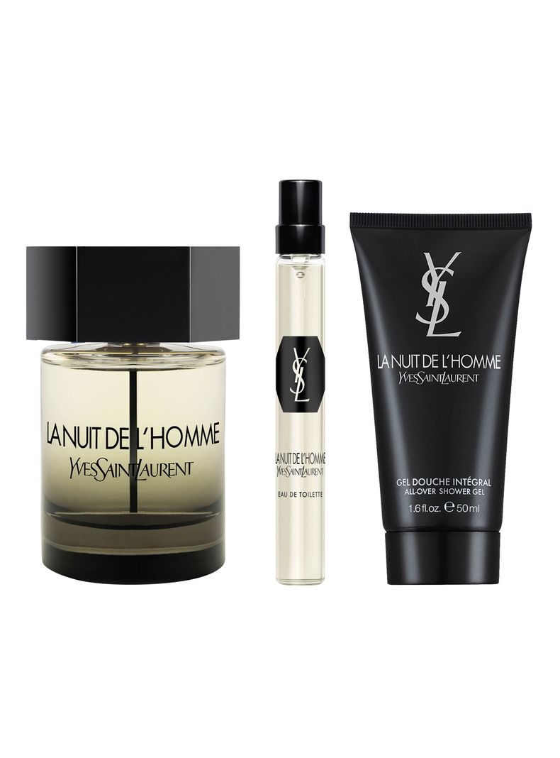 Set Perfume La Nuit de L´Homme 100ml + 10ml + Shower Gel 50ml Yves Saint Laurent
