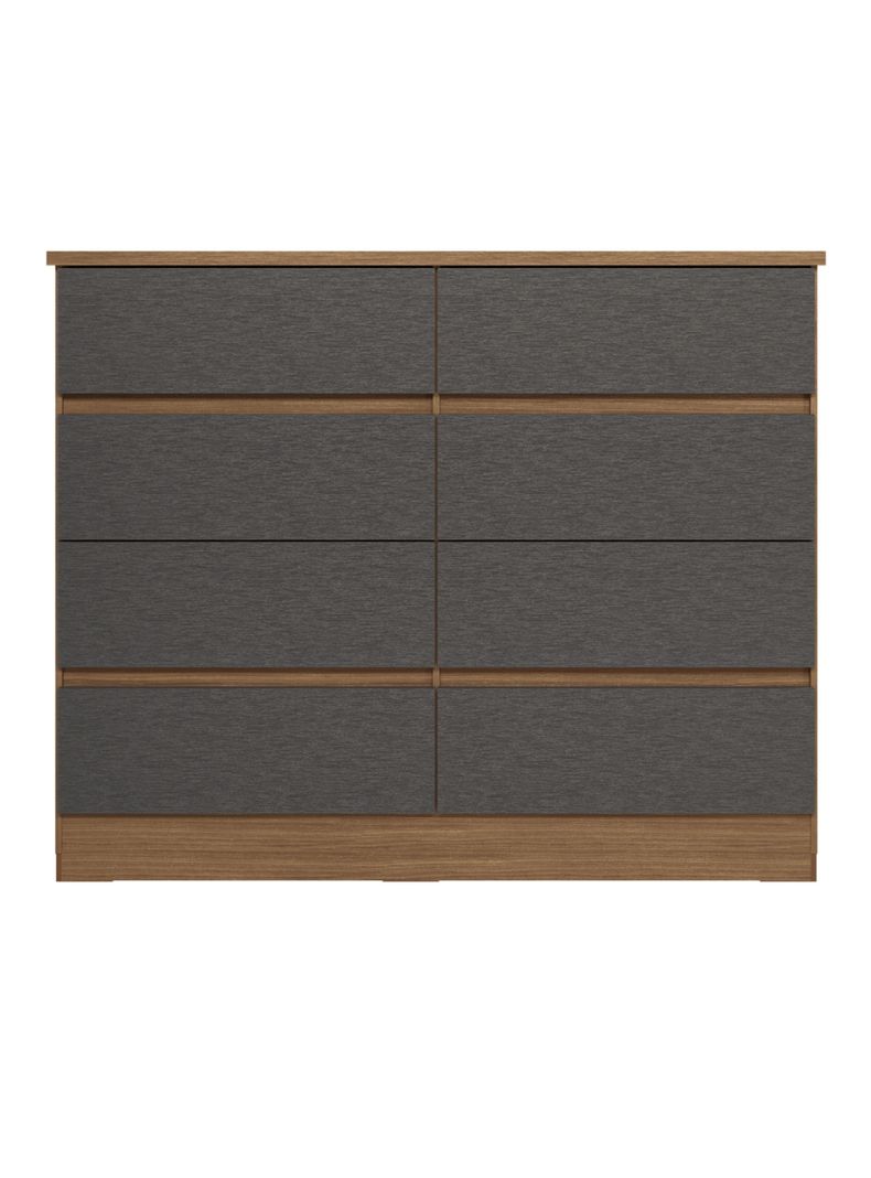 Cómoda Roma 8 Cajones Jatoba Grafito