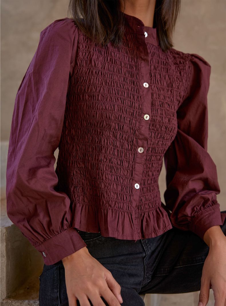 Blusa Efecto Panal