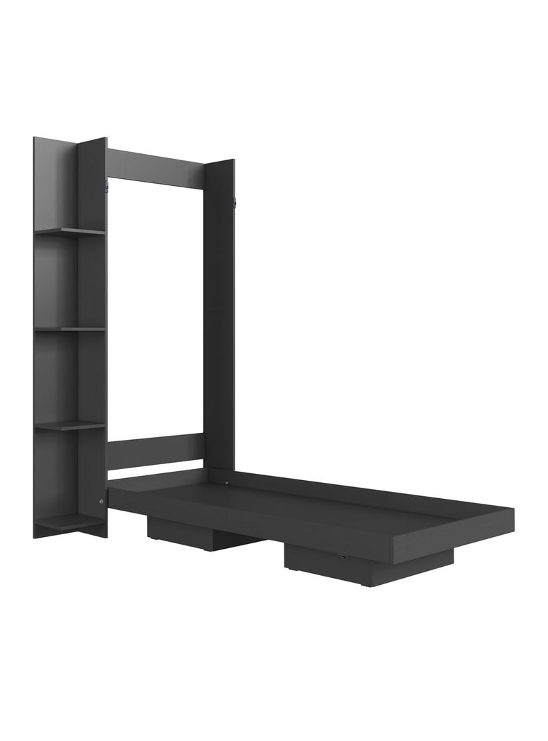 Cama Plegable Vertical con Estante 1 Plaza Vancouver