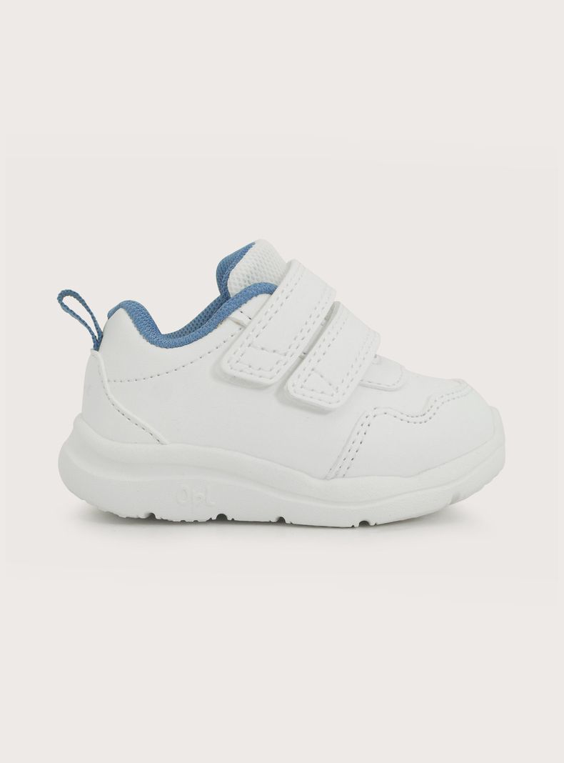 Zapatilla Urbana Blanca Dos Velcro Niño T.18 a T.21