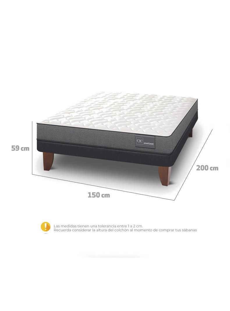 Cama Europea Anatomic 2 Plazas-1