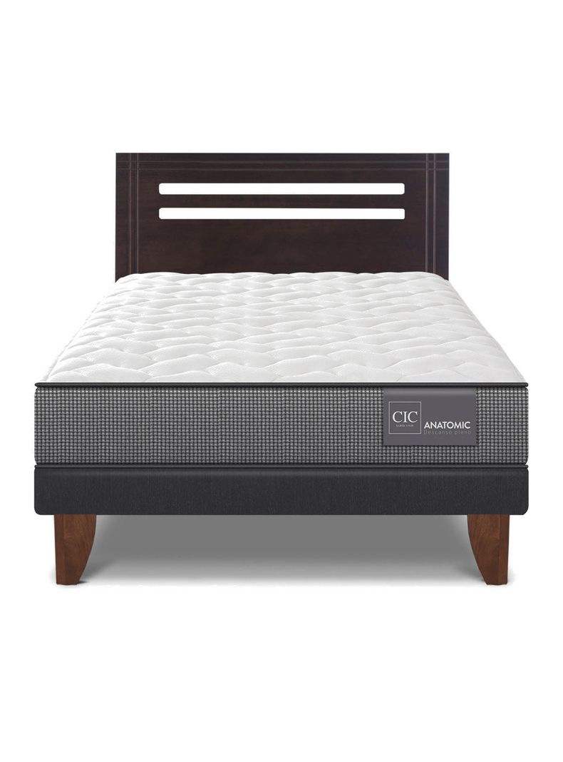 Cama Europea Anatomic 1.5 Plazas Múnich-2