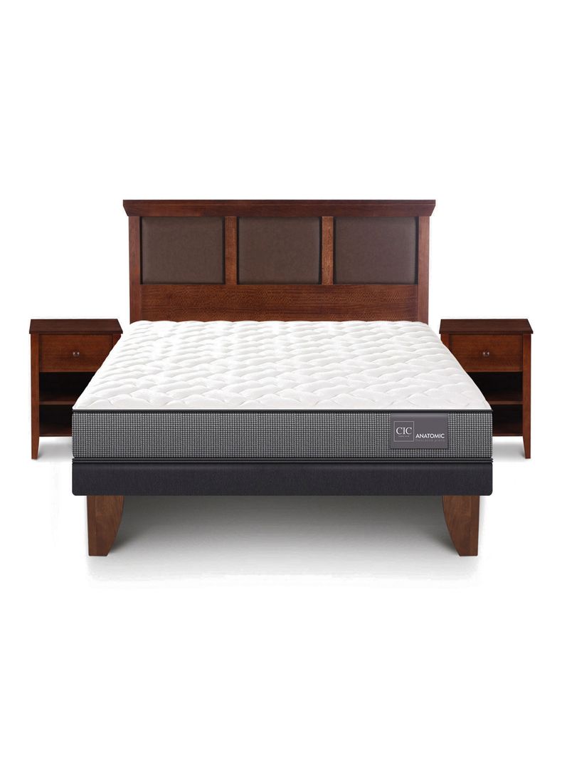 Cama Europea Anatomic 2 Plazas + Set Torino-2