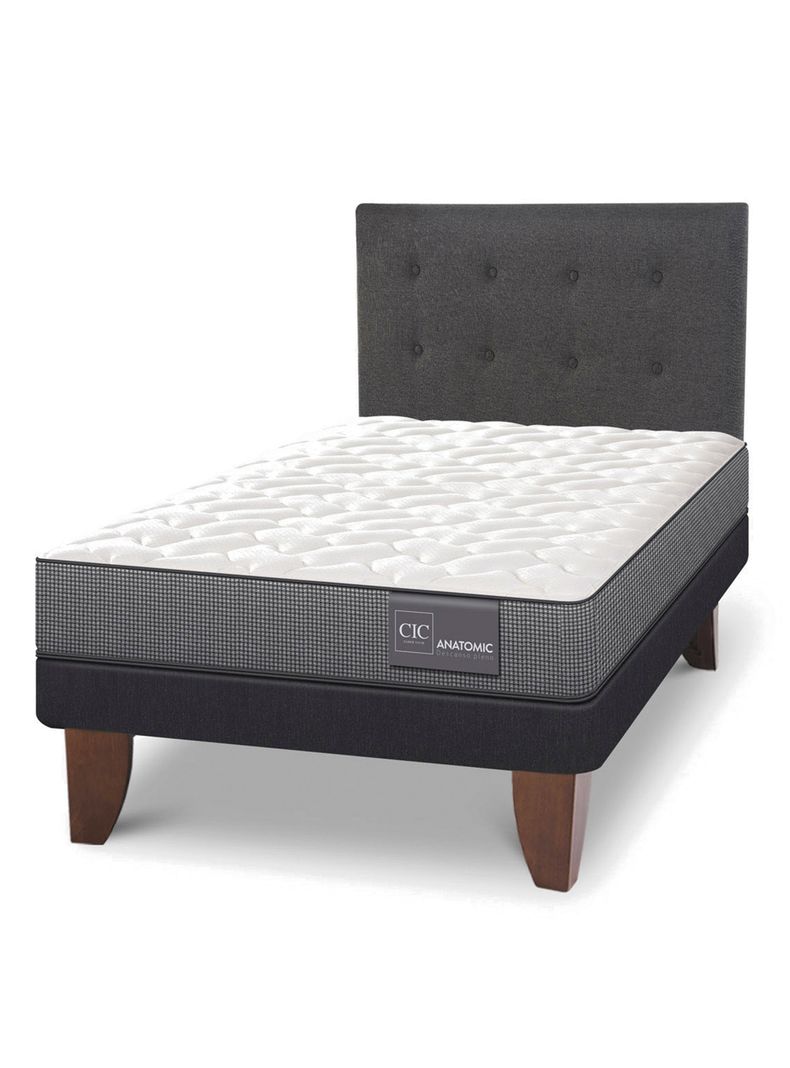 Cama Europea Anatomic 1.5 Plazas + Respaldo Eufra-0