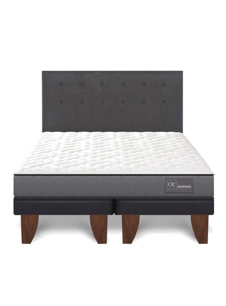 Cama Europea Anatomic King + Respaldo Eufrates-2