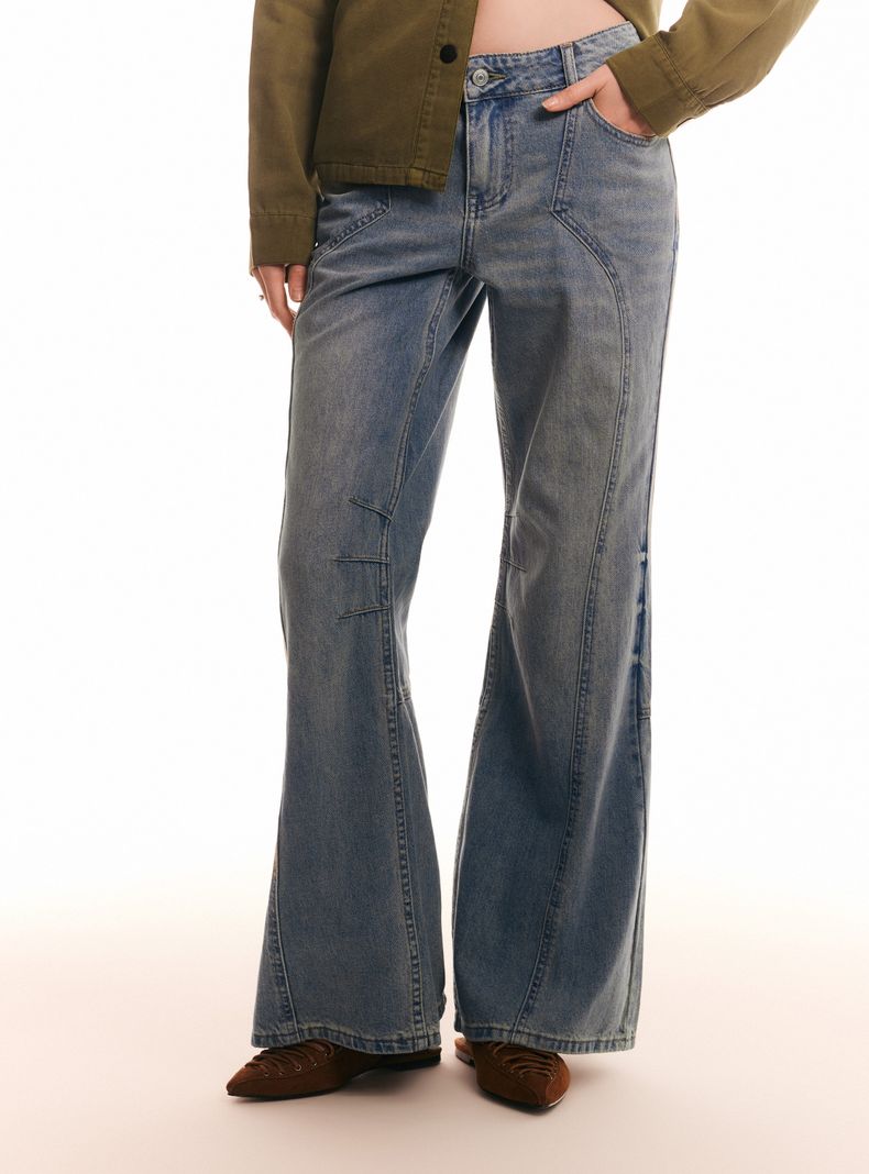 Jeans Wide Leg Carpintero