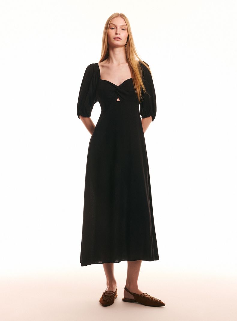 Vestido Largo Nudo