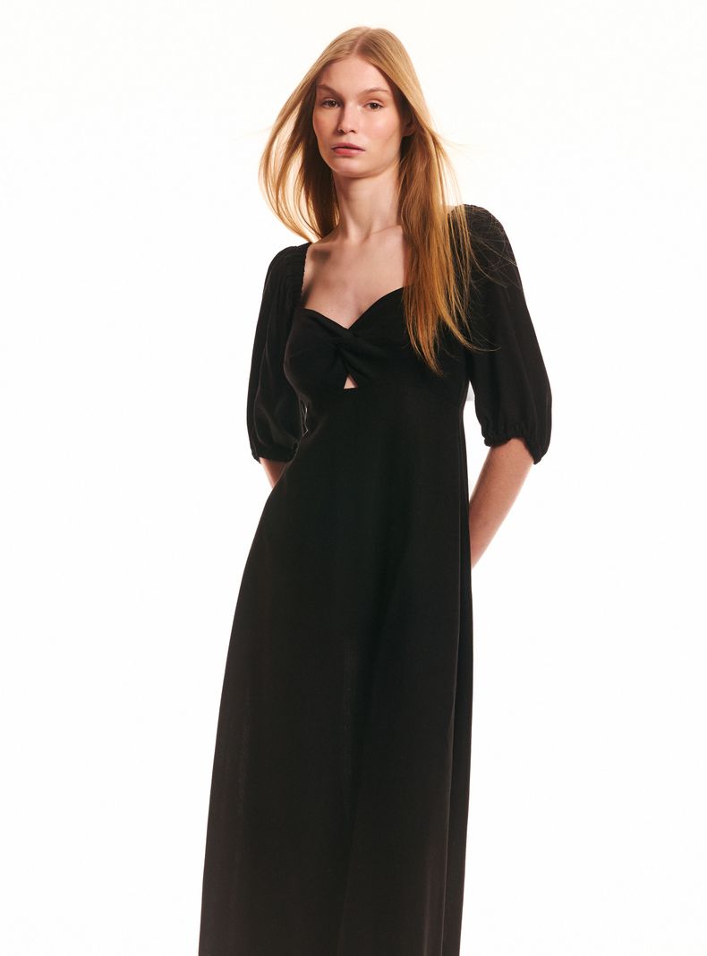 Vestido Largo Nudo