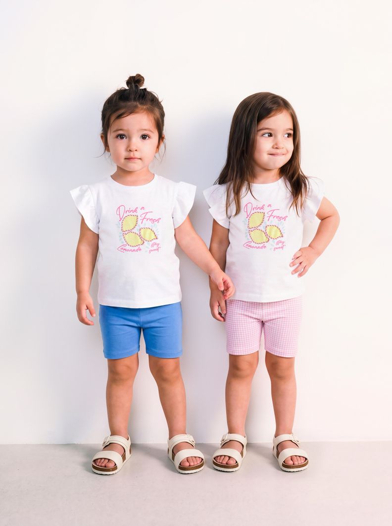 Calza Bipack Estampado Elasticado Niña