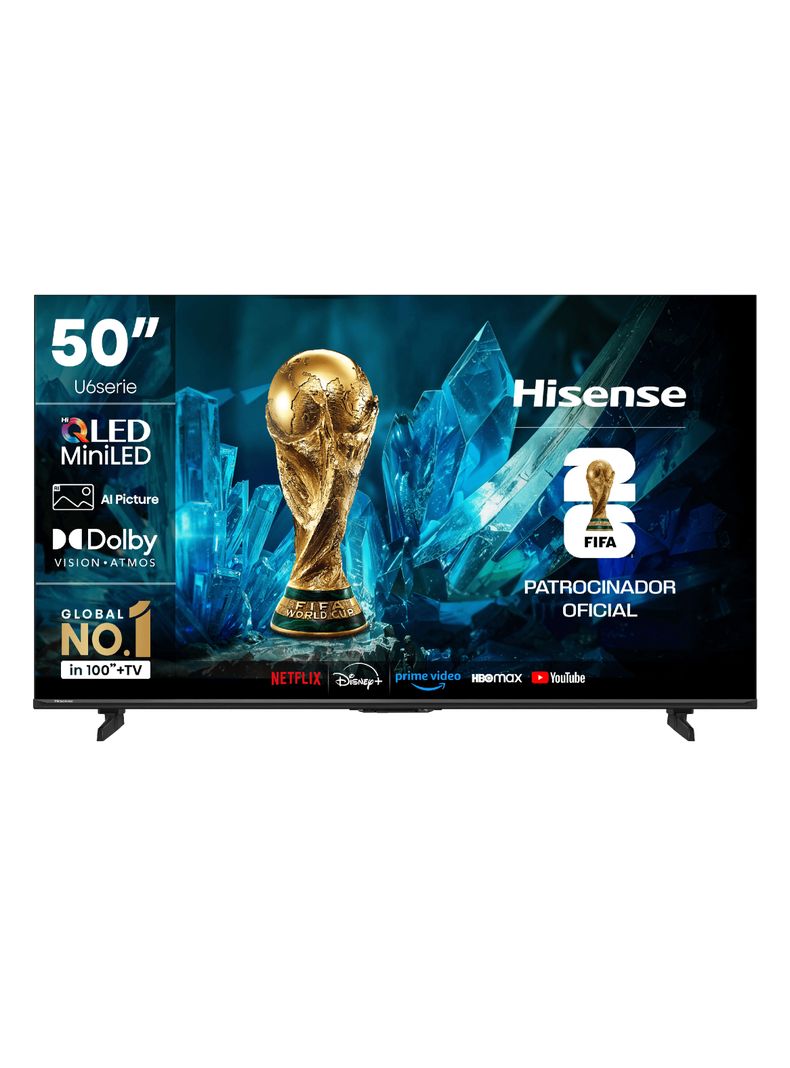 Hisense Mini LED Smart TV 50'' 4K UHD 50U6ESV