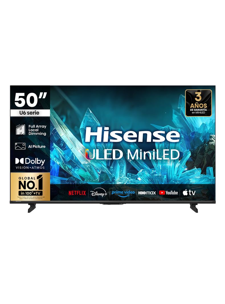 Mini LED Smart TV 50'' 4K UHD 50U6ESV