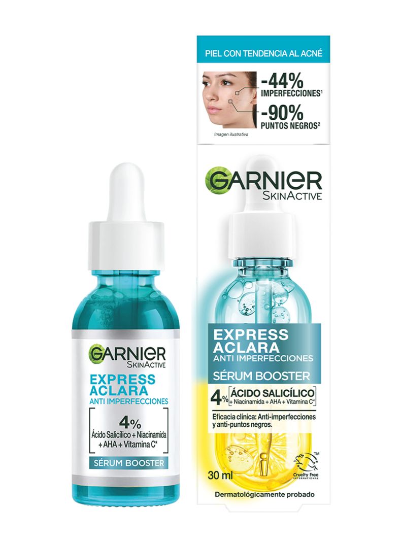 Serum Booster Garnier Anti-Imperfecciones Express Aclara 30 ml