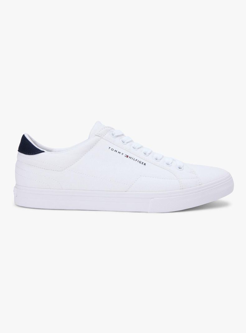 Zapatilla Urbana Blanca Cierre Cordón Hombre