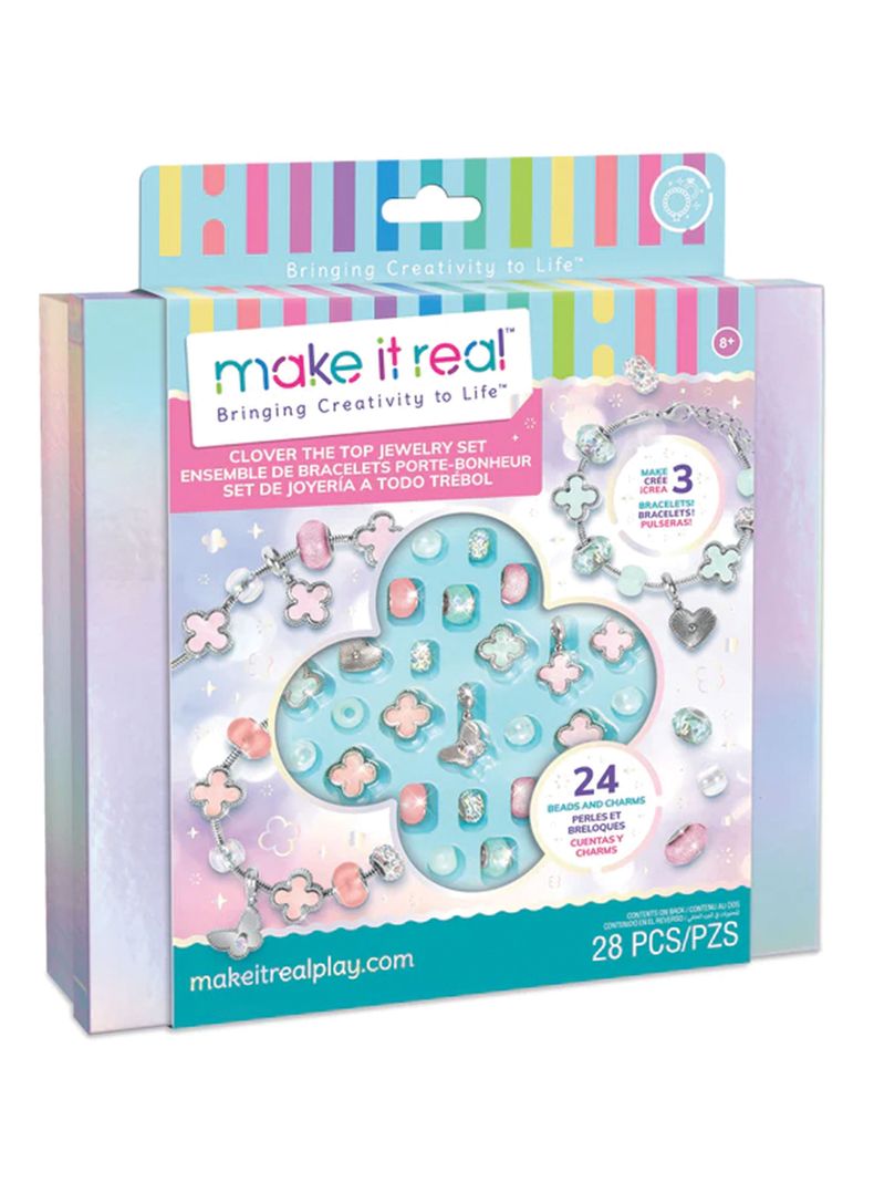 Accesorios Manualidades Set para Hacer Brazaletes Trébol