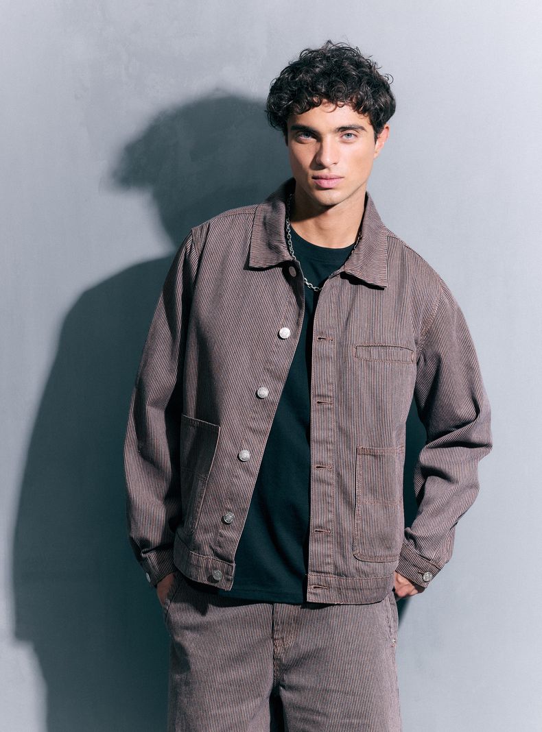 Chaqueta Rayada