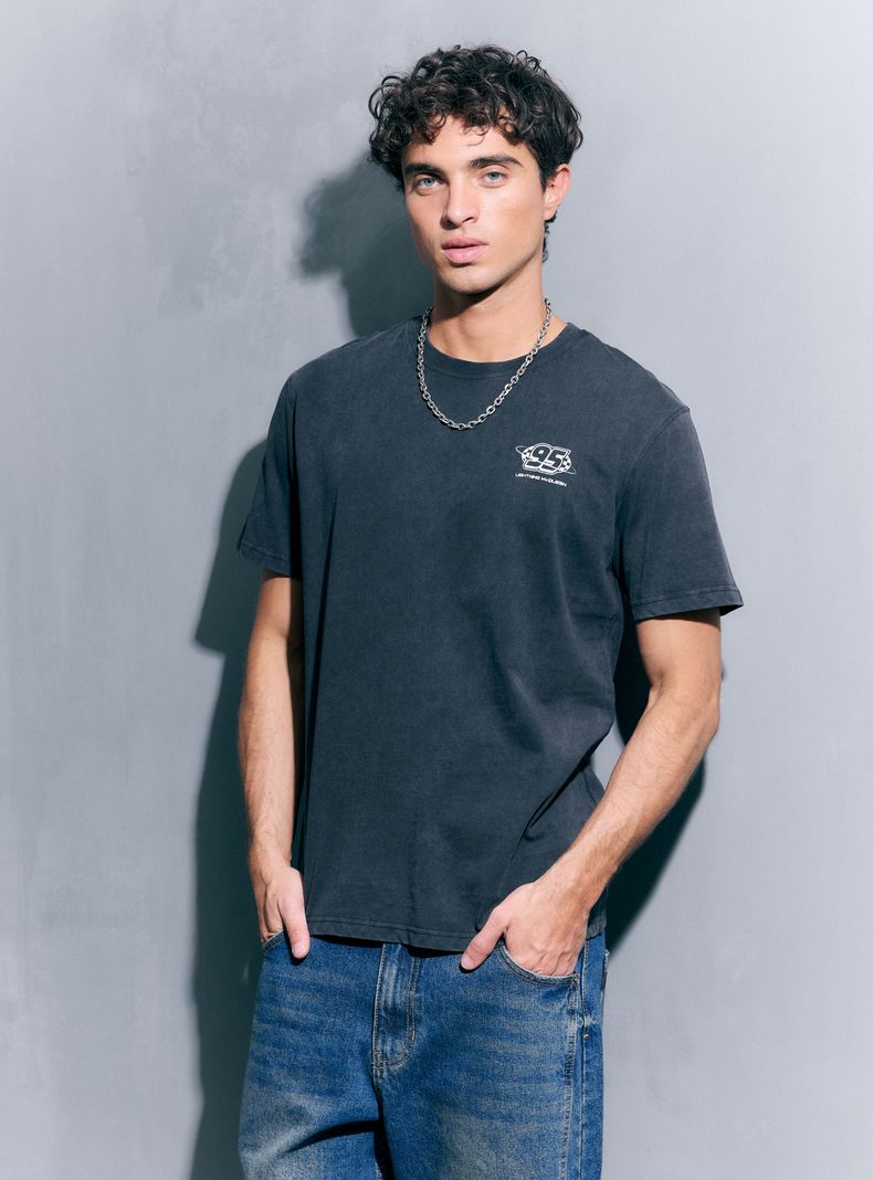 Polera Cars Estampada Algodón