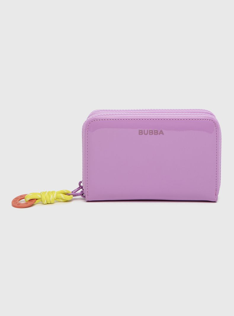 Billetera Charol Lilac