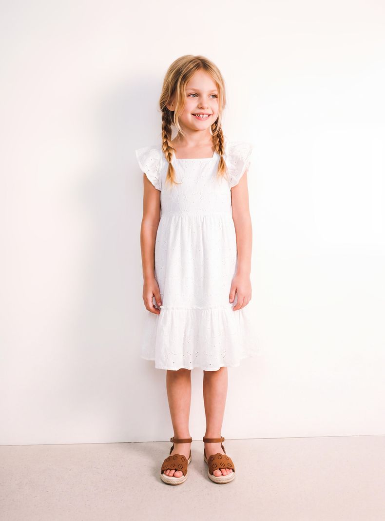 Vestido Broderie India Niña