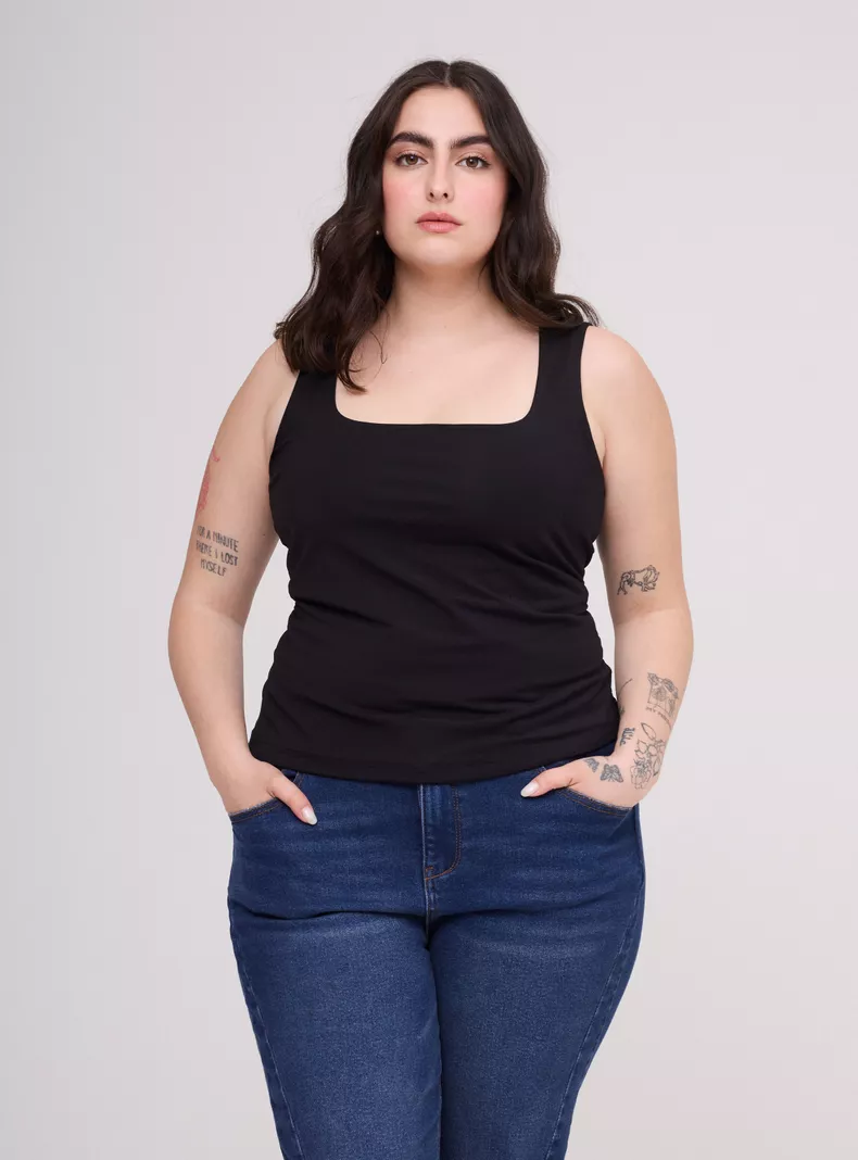 Polera sin Mangas Abdomen Control