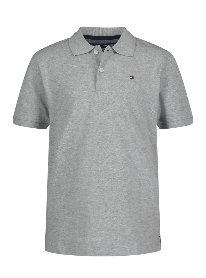 Polera Tipo Polo Mini Logo Bordado TH