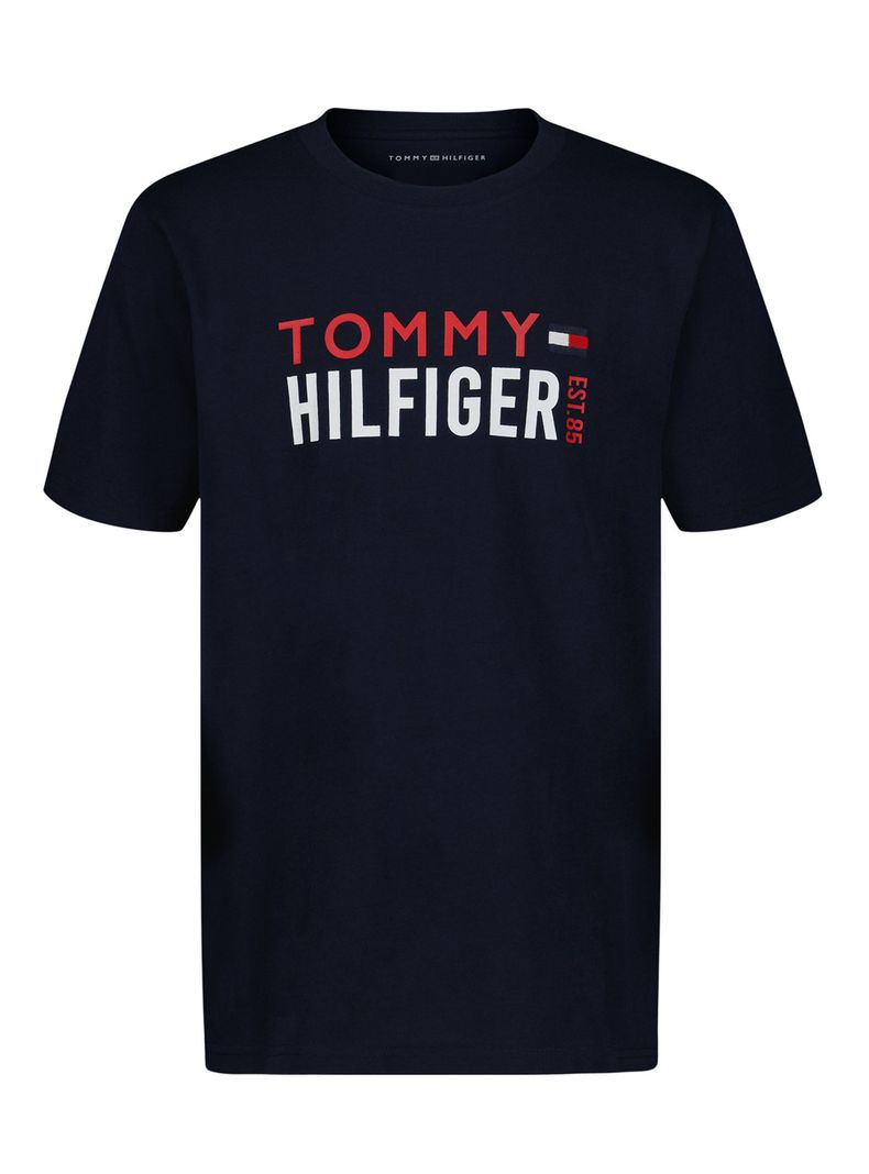 TOMMY HILFIGER POLERA BÁSICA LOGO TH CON APLICACIÓN NIÑO