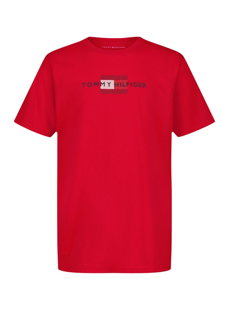 Polera Logo TH Efecto Rayas Niño