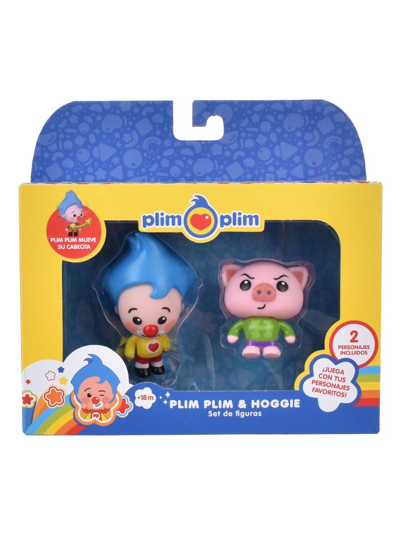 Set 2 Figuras Plim Plim y Hoggie