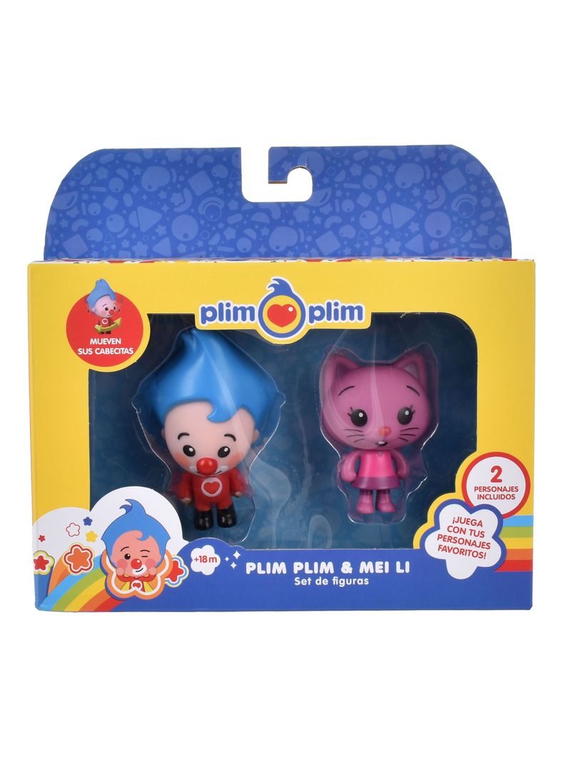 Set 2 Figuras Plim Plim y Mei Li