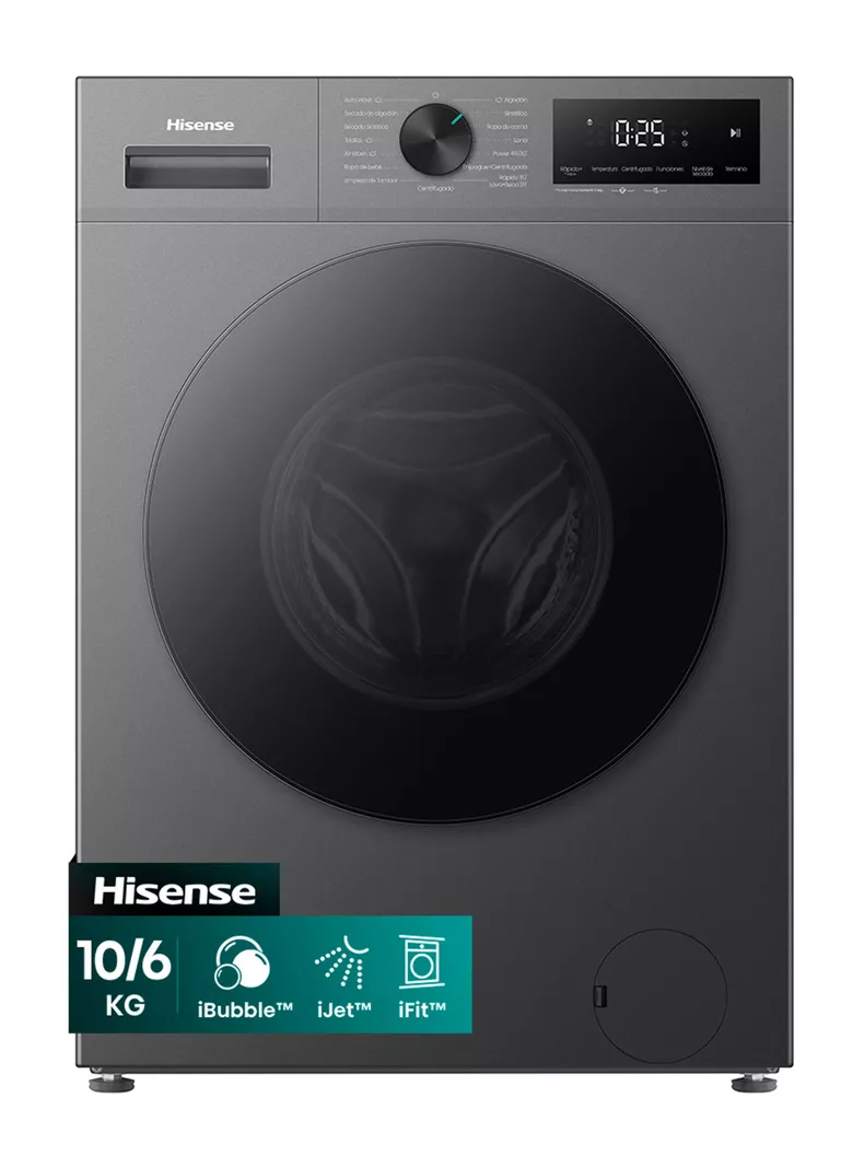 Hisense Lavadora-Secadora Carga Frontal 10/6 Kg WD1i1041BT