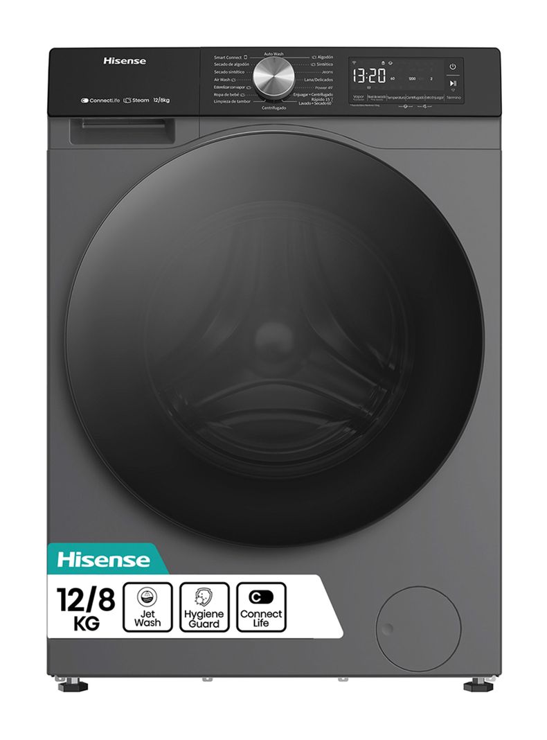 Hisense Lavadora-Secadora Carga Frontal 12/8 kg WD3S1243BT1